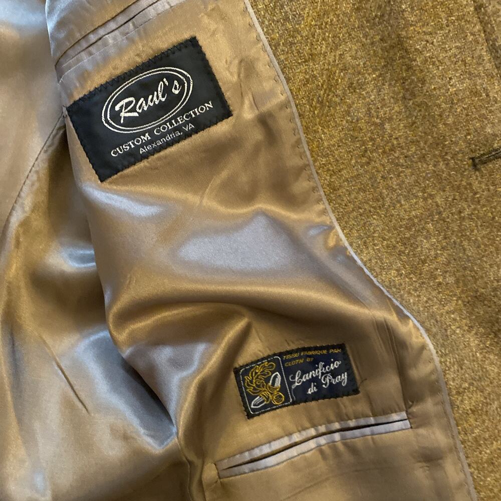 Vintage S. Cohen Montreal Prestige Lester Blazer 42R 100% Wool Check Canada - Picture 10 of 10